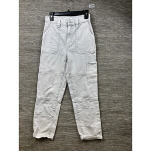 PacSun Jeans Mens Sz 26 Gray Relaxed Straight Leg Utility Carpenter Denim Pants